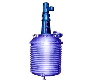 External semi-coil pipe Reaction kettle